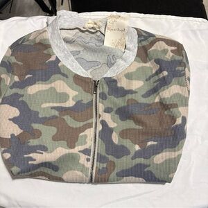 Camo Zip-Up Jacket